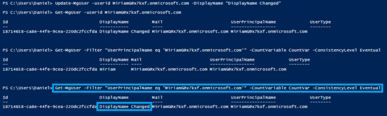 How to Use -Filter with Microsoft Graph PowerShell